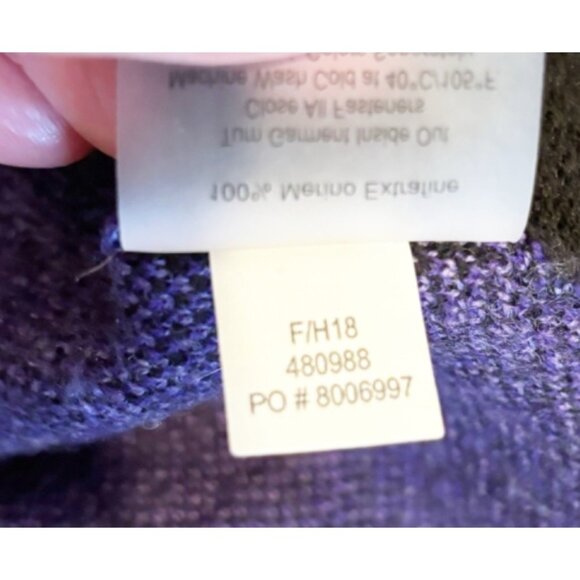 Title Nine 100% Merino Wool Long Sleeve Full Zip Cardigan Size Small - Picture 7 of 9